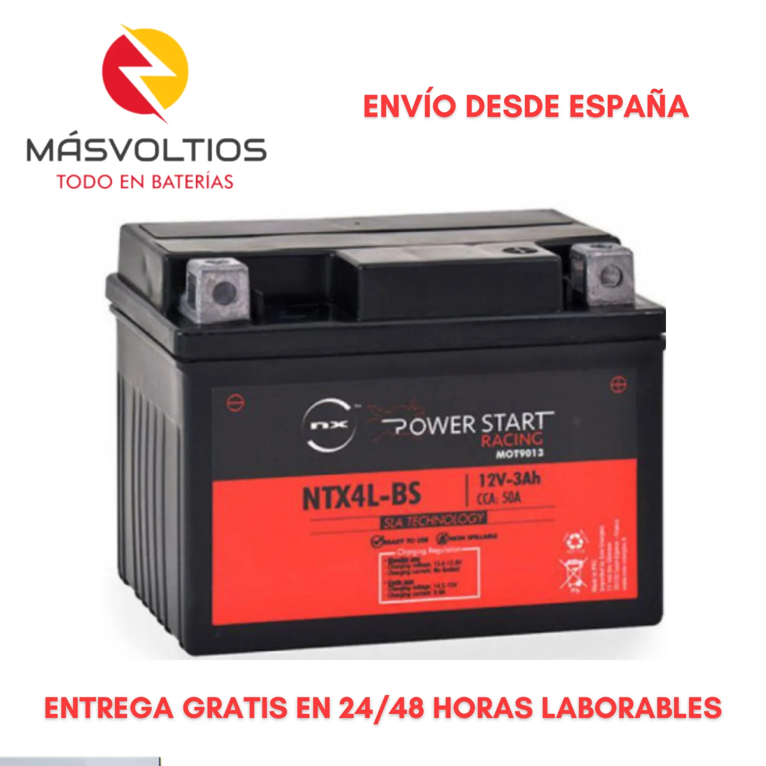 Batería Novelbat YTX14-BS - Envío gratis 24/48H