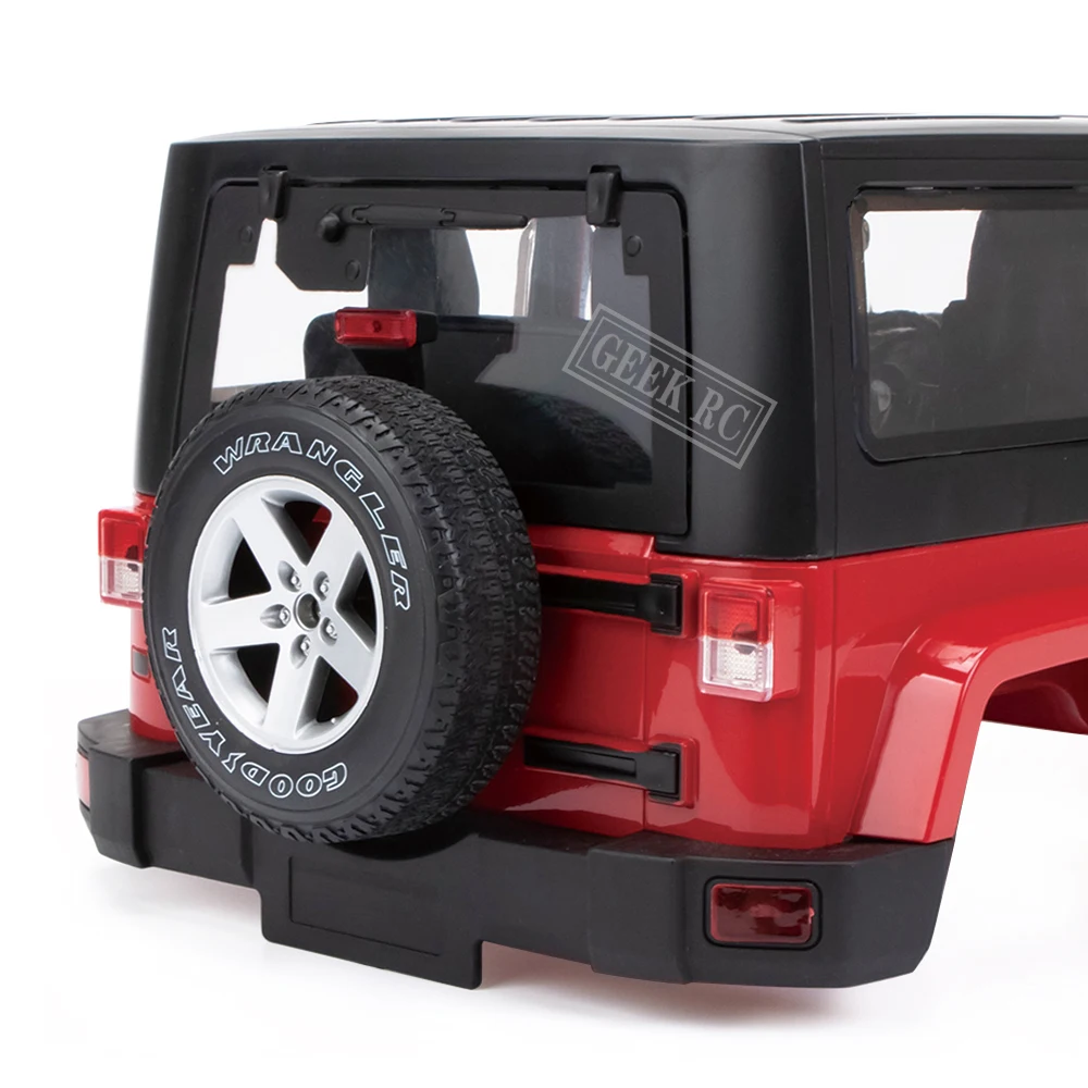 Колесная база 275 мм JK Wrangler Rubicon 2-дверный твердый корпус для 1/10 RC Crawler Axial SCX10 D90 CC01 TF2 |