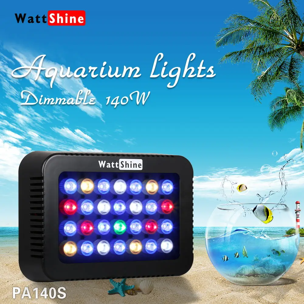 

Dimmer Aquarium Light 3 Mode Lighting 140W Marine Coral Lights Aquarium Led Lamp Fish Tanks And Aquariums Fishbowl Accessories