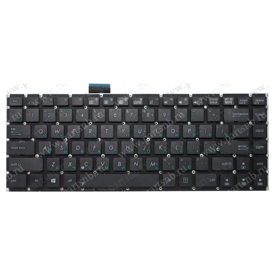 Клавиатура для ноутбука Asus F402 X402 VivoBook S400 S451L MP-12F33US-9201 AEXJ7U00010 MP-12F33SU-9202W - купить по