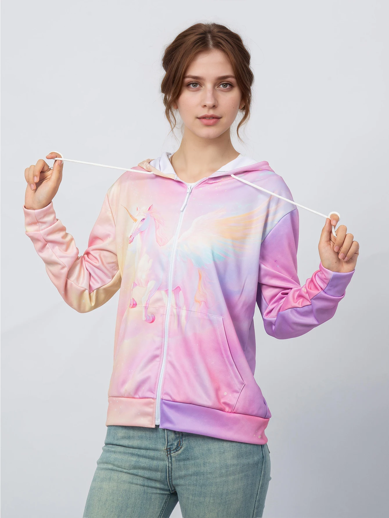 Весенне-осенняя новая женская персонализированная модная спортивная толстовка