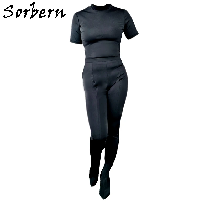 Sorbern Floral Body Suit Streched Catsuit Gloves High Heel Wedge Custom To Thong Bodysuit Jumpsuit Legging Boot Shoe Size 40