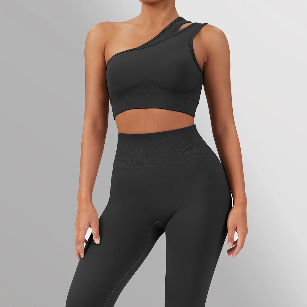 

Yoga Set Women Sportswear Gym Clothing Long Sleeve High Waist Workout Outfits Gym Wear Fitness Sports Yoga Suits Tracksuit