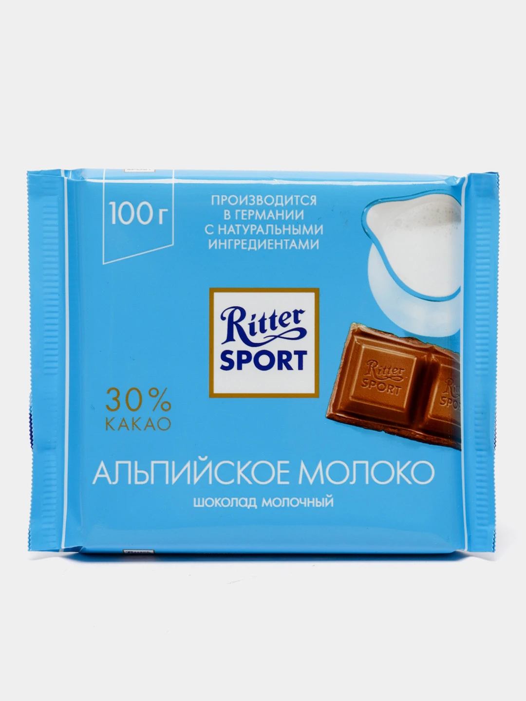 Риттер спорт альпийское молоко. Ritter Sport шоколад молочный с альпийским молоком 100гр.. Шоколад молочный Ritter Sport вафля и какао-мусс (Германия) 100г.