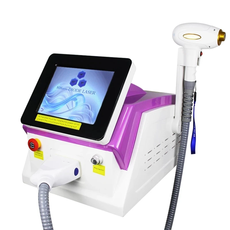 

Diode Laser 755 808 1064nm Multi Wavelengths Hair Removal Machine Cooling Head Painless Laser Epilator Face Body Hair Removal