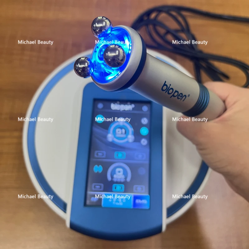 Электрическая био-ручка вращающаяся на 360 градусов радиочастотная с синей