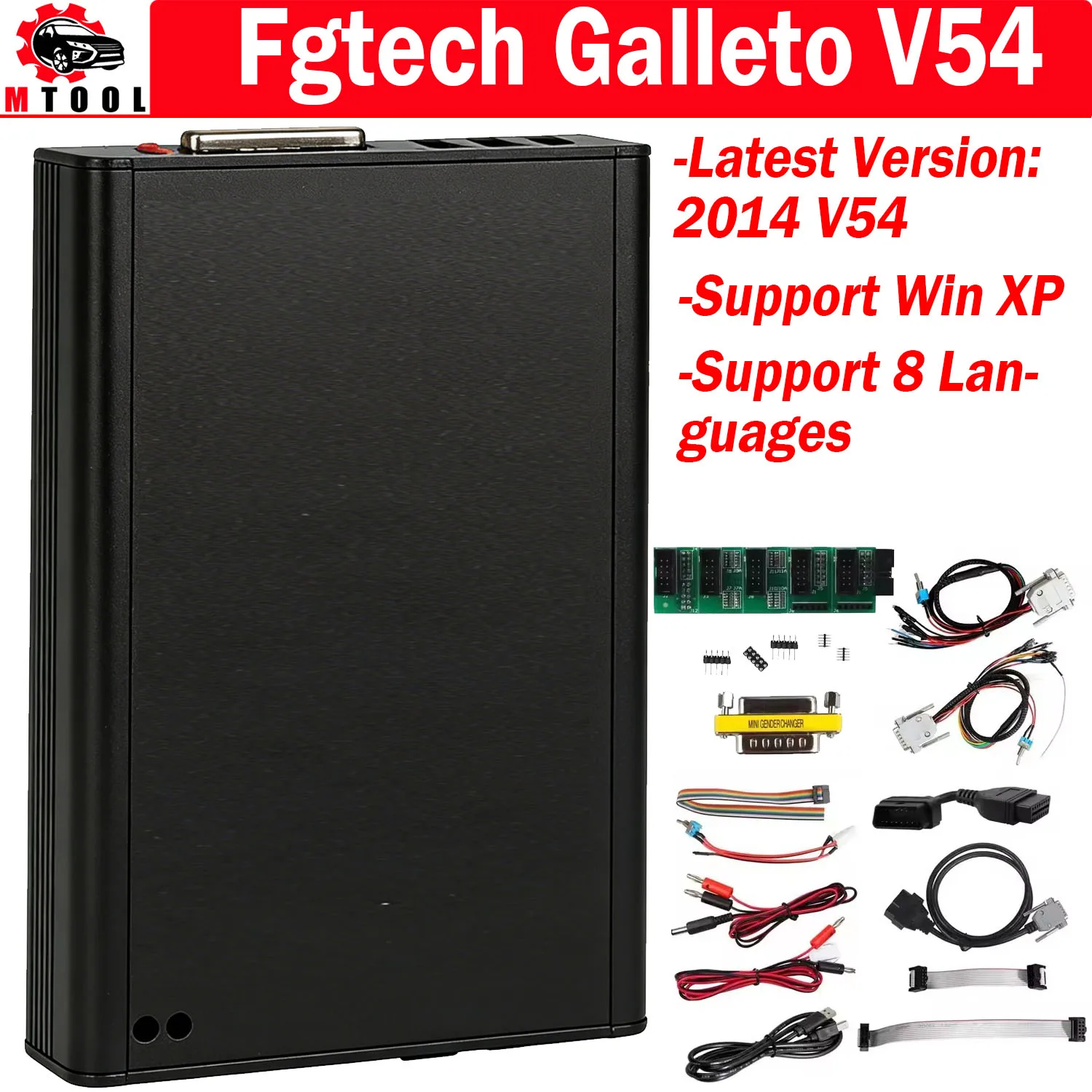 Фото Для FGtech VD300 V54 0475, для Galetto 4, сканер мастер-кода, инструмент для чип-тюнинга ЭБУ, FG Tech V54 BDM TriCore OBDII, поддержка BDM №1