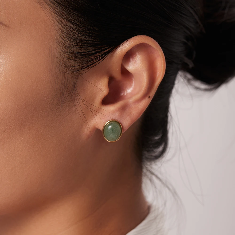 Женские винтажные серьги-гвоздики из нержавеющей стали