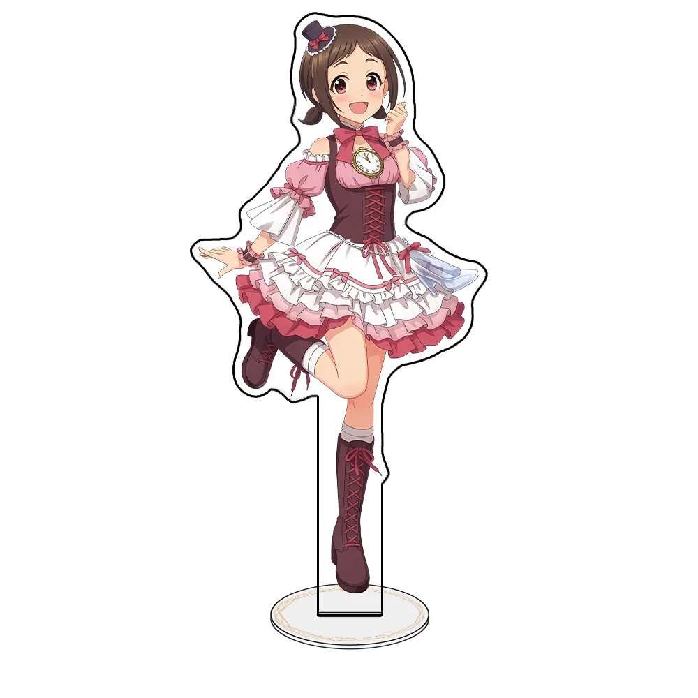 Фото Акриловая фигурка-стенд Idolmaster Cinderella Girls: Момока Сакурай, аниме-модель, милая настольная декоративная фигурка, подарок для фанатов, брелок №4