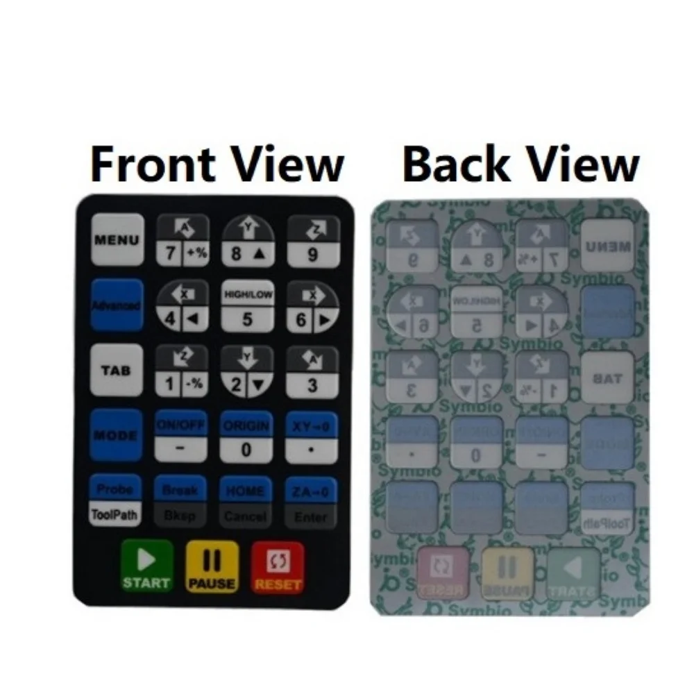 

Пленка для клавиатуры переключателя для портативного контроллера движения DM500, панель оператора, пленочная этикетка для клавиатуры