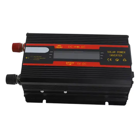 DC 12V в AC 220V Автомобильный инвертор 3000W Пиковая мощность ЖК-дисплей Модифицированный синусоидальный преобразователь