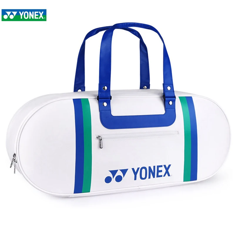 YONEX 75th Anniversary Edition PU Leather Badminton Racket Bag Large Capacity Sports Racquets Tennis Bag Tournament Limited