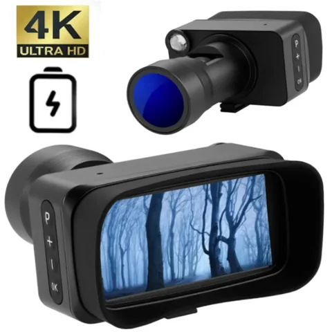 4K HD монокулярный прибор ночного видения 5x zoom