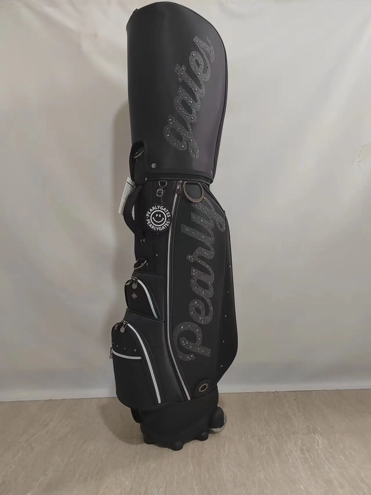 Pearly gate Golf bag equipment shoulder bag Caddy Bag with tires high quality  golf clubs bag 5-Way top cuff