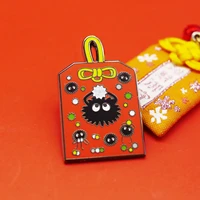 cute fairydust omori hard enamel pin cartoon good luck susuwatari badge pins fashion accessories anime gift