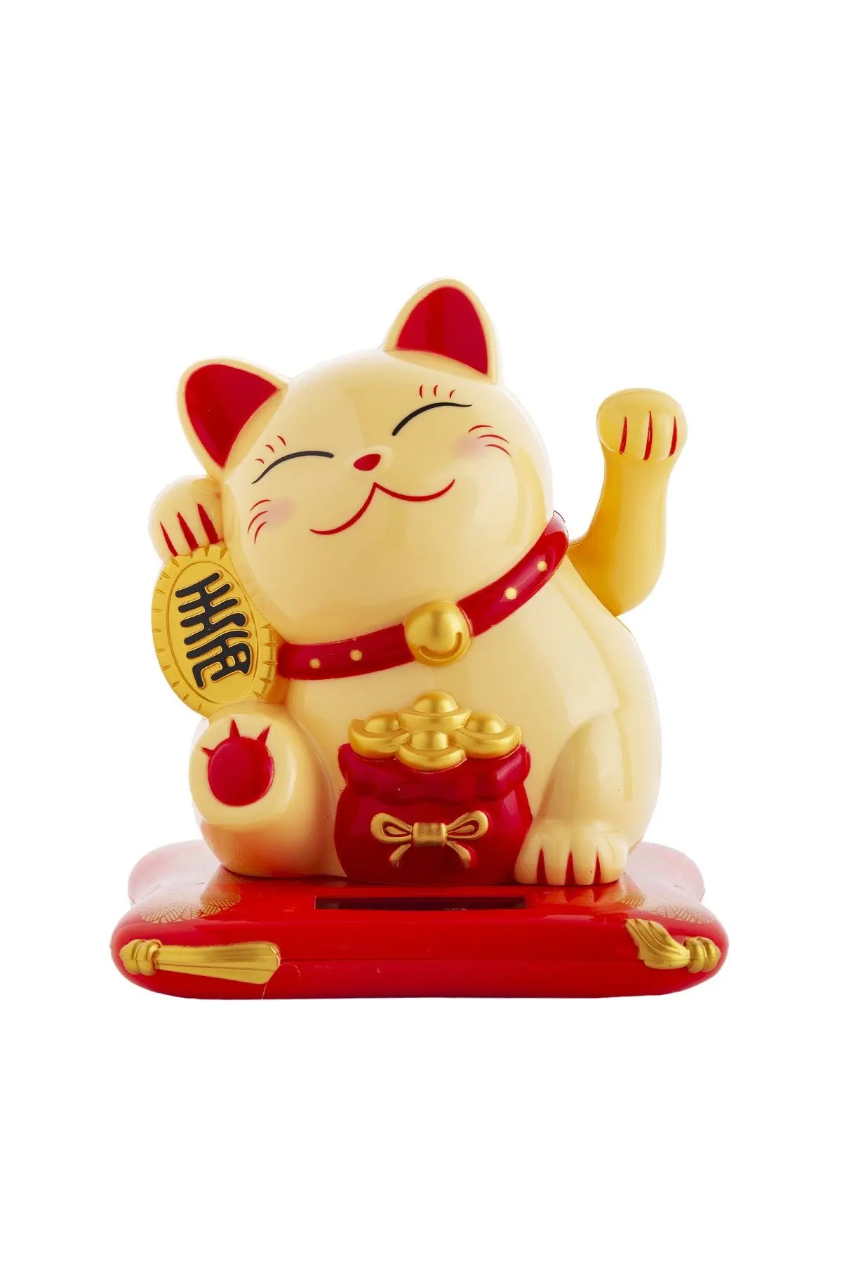 

LUCKY CAT Lucky Cat Rocking Paw Solar Powered - Cute Big Size 16*16*16.5 Cm