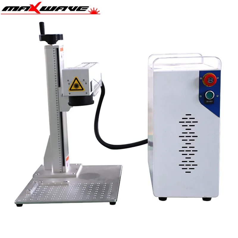 Raycus MINI Fiber Laser Marking Machine for Metals Marking Engraving enlarge