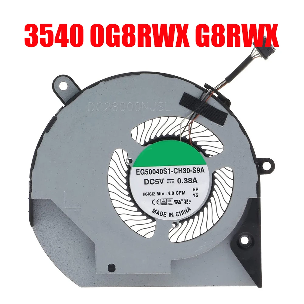 Вентилятор ЦП для ноутбука DELL, для Precision 3540 M3540 0G8RWX G8RWX EG50040S1-CH30-S9A DC28000NJSL DC5V 0.38A, Новинка