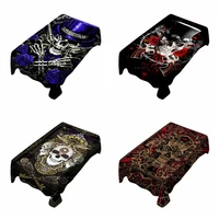 Gears War Skull And Guns Ghost Rider Sugar Bone Paisley Day Of The Dead Art Heavy Metal Tattoo Farbic Tablecloth By Ho Me Lili