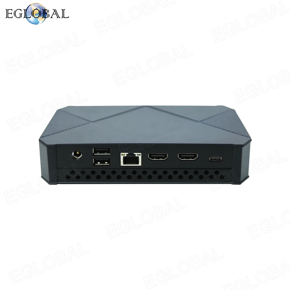 Новый мощный игровой мини-ПК Eglobal Intel Celeron J4125 2HDMI1.4 2USB2.0 2USB3.0 Type-C USB3.1 карманный
