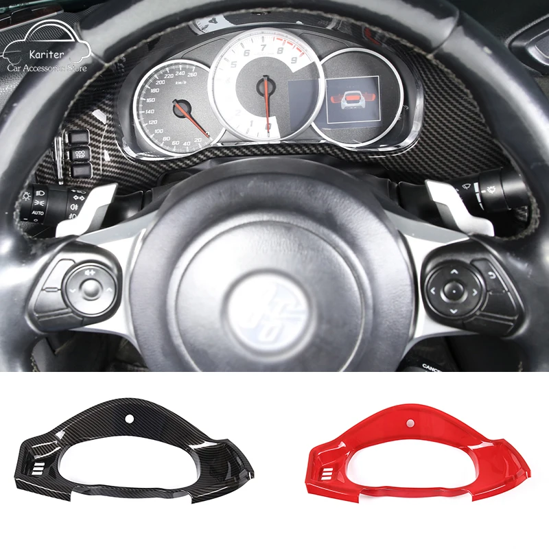 

Для Toyota 86, для Subaru BRZ 2012-2020, Красный Автомобильный дисплей на приборной панели из АБС-пластика, декоративная рамка, аксессуары для интерьера а...