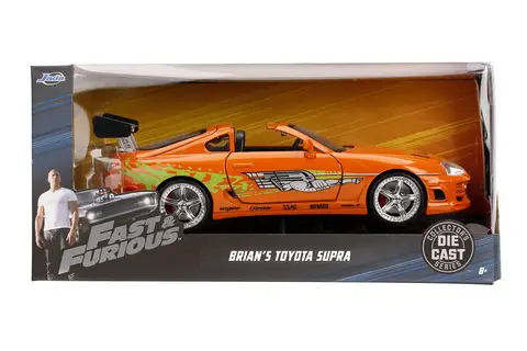 Модель машины Fast Furious Toyota Supra Orange JADATOYS 1/24