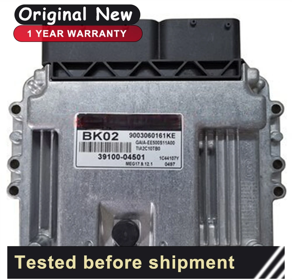 

Car Engine Computer Board Ecu 39100-04501 Bk02 Meg17.9.12.1 For Kia