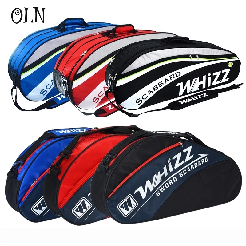 

2-6pcs Badminton Bag with Separate Shoe Space 600D Sports Racquet Pack For Men Women Shoulder Portable Tennis Racket Storage