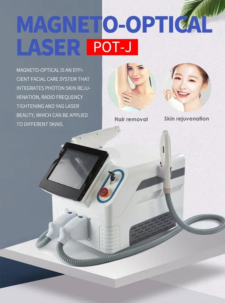 

Portable 2 in 1 Laser Hair Removal Professional Tattoo Removal IPI opt Hair Removal Machine Diode Laser Machine with CE