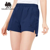 goldencamel women shorts 2 in 1 quick dry athletic workout gym running shorts double layer sports women summer short sportswear