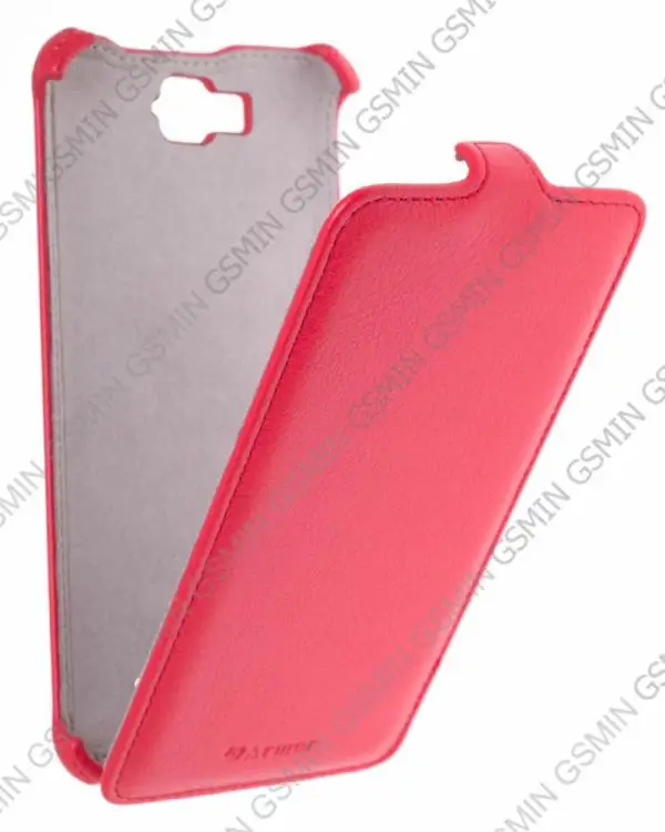 Кожаный чехол для Alcatel One Touch Hero / 8020D Armor Case (Красный) Кожаный чехол для Alcatel One Touch Hero / 8020D Armor Case (Красный)