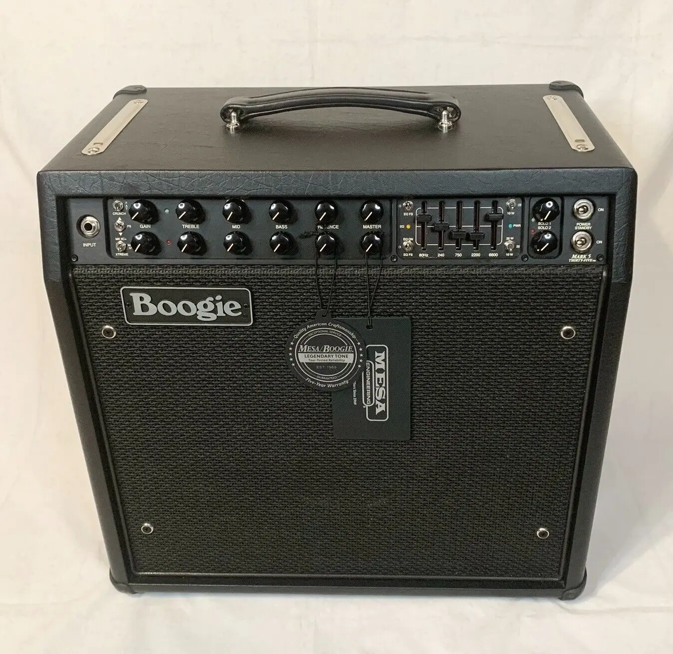 

50% OFF DISCOUNT Mesa/Boogie Mark Five:35 1 x 12-inch 35-/25-/10-watt Tube Combo Amp - Black Taurus Demo