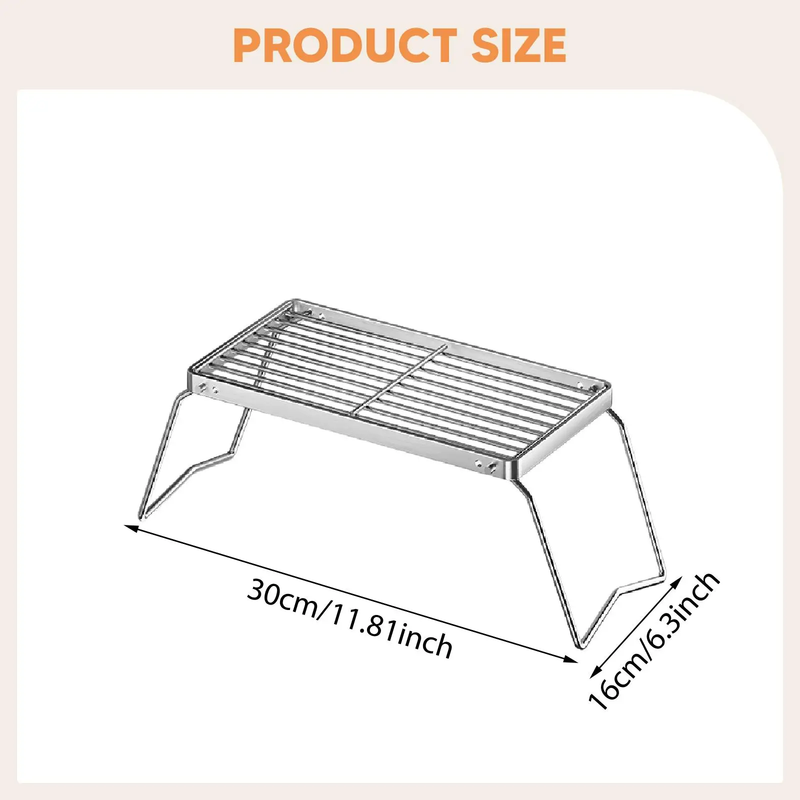 

Складная подставка для гриля Folding Campfire Grill