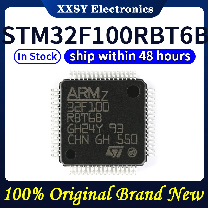 STM32F100C4T6B STM32F100C8T6B STM32F100C6T6B STM32F100R8T6B STM32F100RBT6B STM32F100RCT6B STM32F100VCT6B Новый