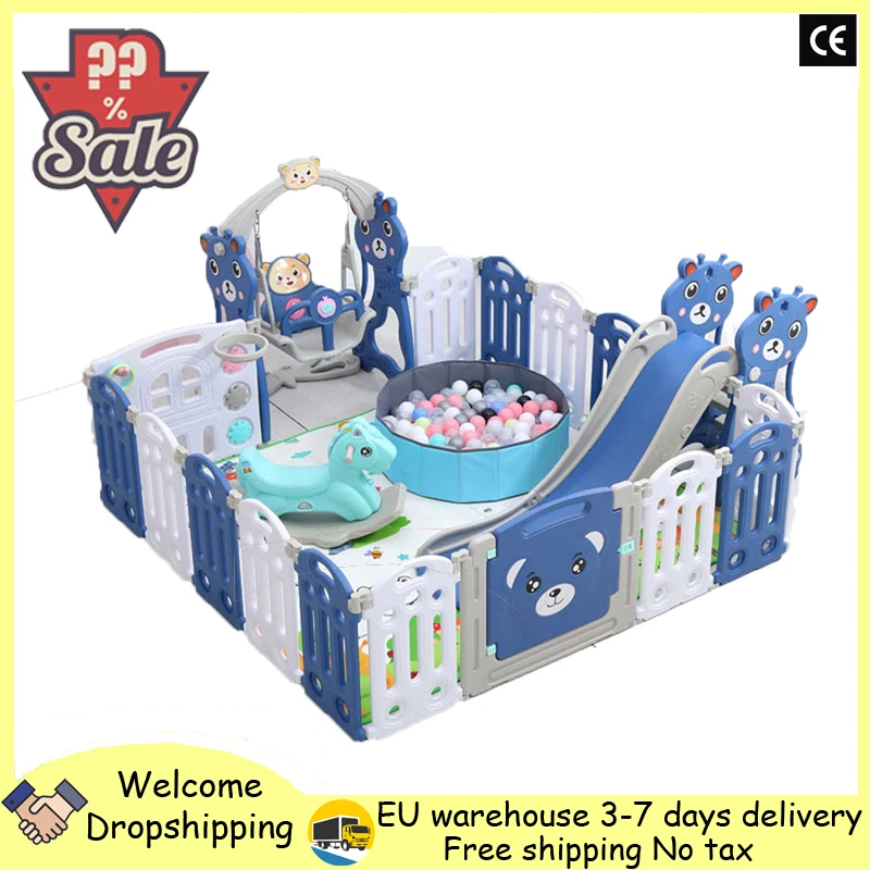 Детский манеж детская игровая площадка детский пластиковый парк для детей