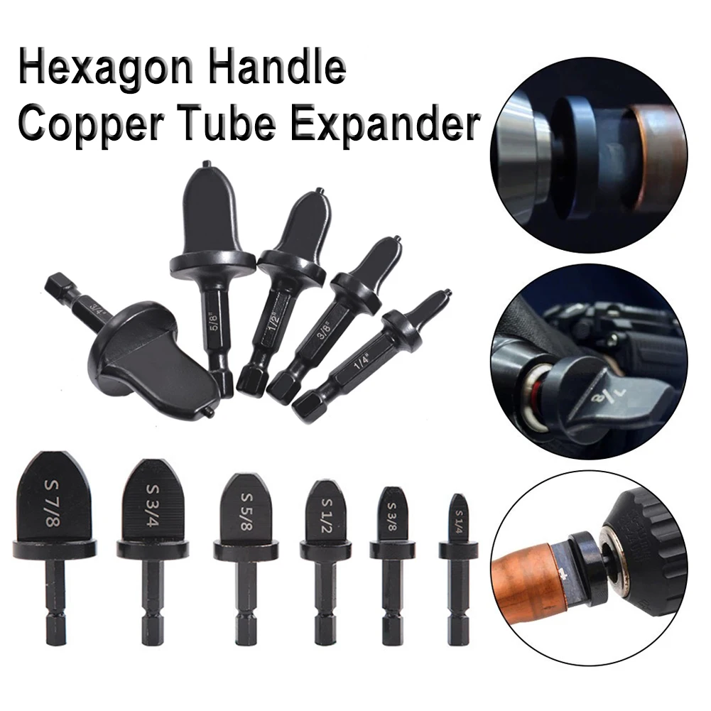 

5 шт./6 шт., трубчатые расширители, сверла для кондиционеров, инструмент для прокачки 7/8, 3/4, 5/8, 1/2, 3/8, 1/4 дюйма