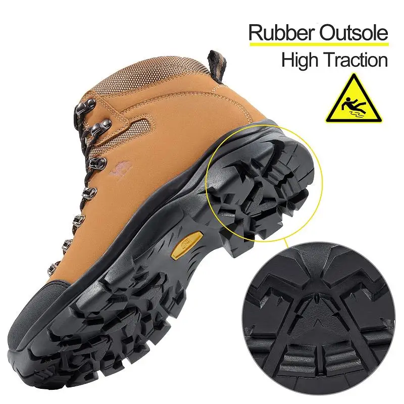 Goldencamel Men’s Hiking Shoes Large Size Non-Slip Walking Boots Warm Walking Boots for Hiking Adventures Outdoor Sports Women