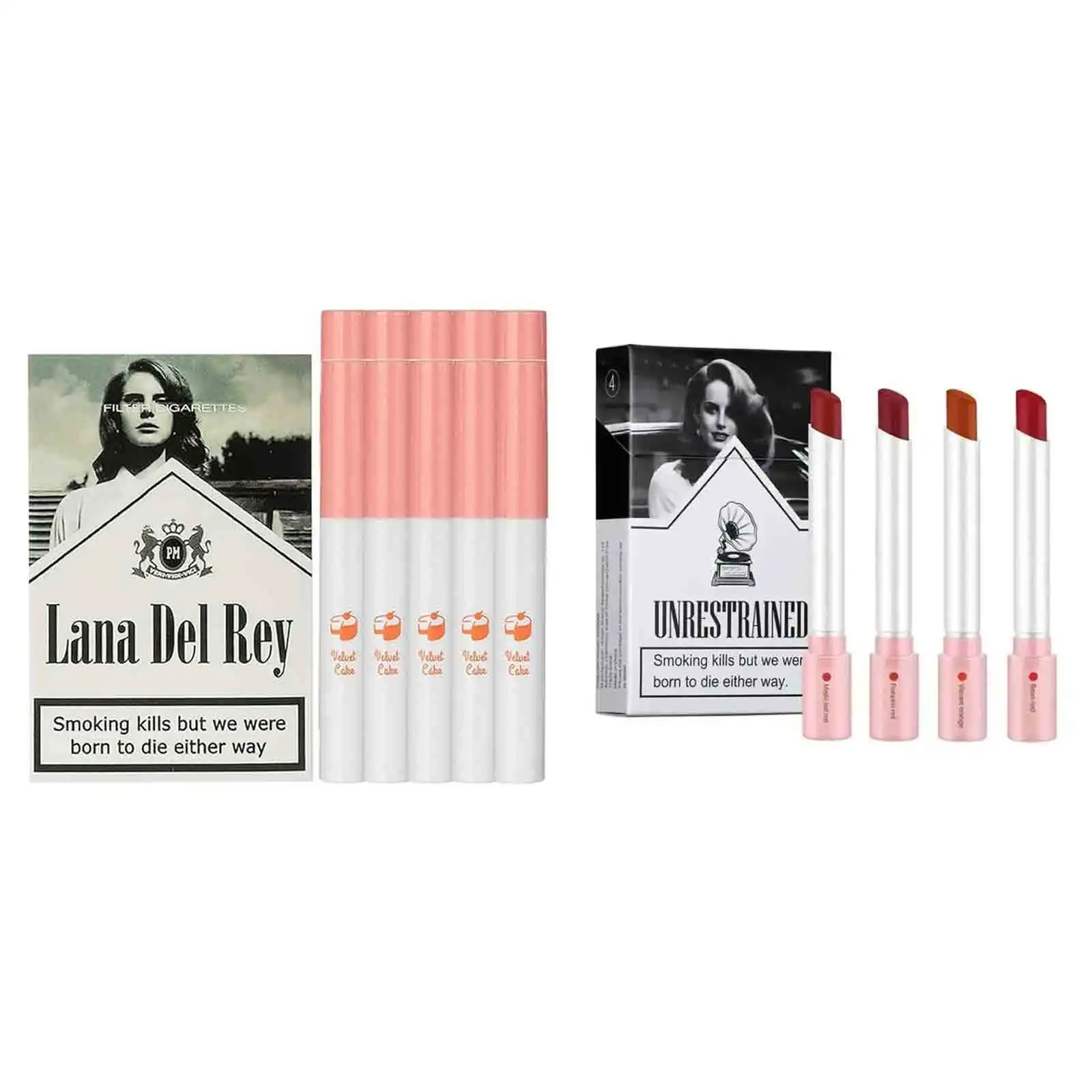 Набор губных помад Lana Del Rey Cigarette - 10 стильных оттенков |