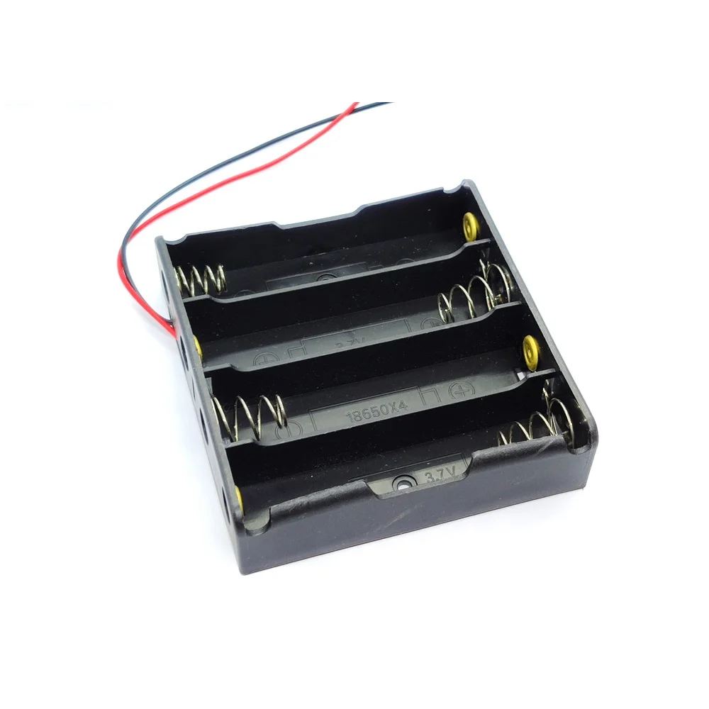 10 шт. Батарейный отсек для аккумуляторов Li-ion 18650 1X 2X 3X 4X 18650/ батареи 1 2 3 4 х |