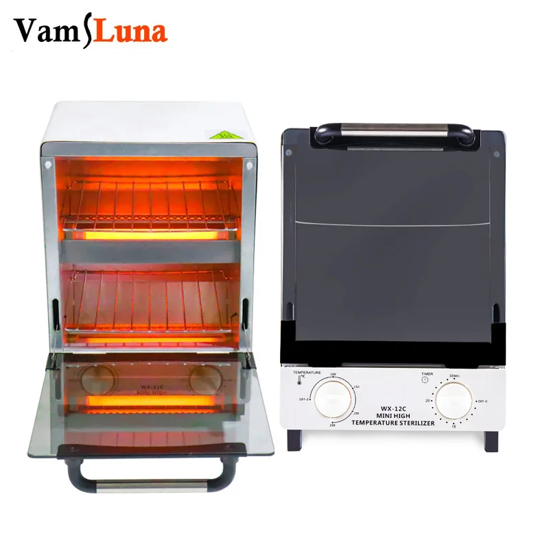High Temperature Sterilizition Cabinet Dry Heat Disinfection Box Nail Art Tool with Timer Cleaner Sterilizer for Manicure Salon