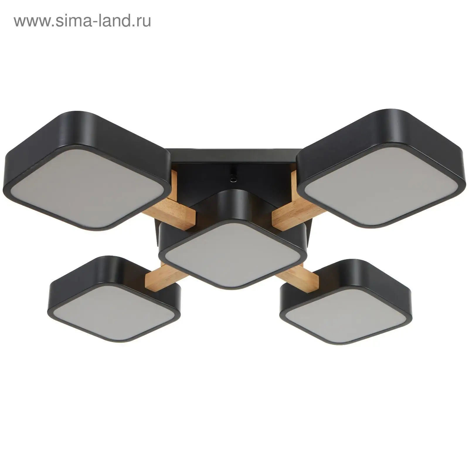 Светильник 35449/5 LED 120Вт 3000-6000К черный 62х62х11 5 см BayerLux