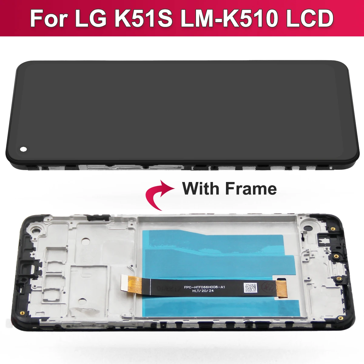 Для lg k51s lcd мобильный телефон Lcds для LG замена экрана LMK510EMW Φ дисплей