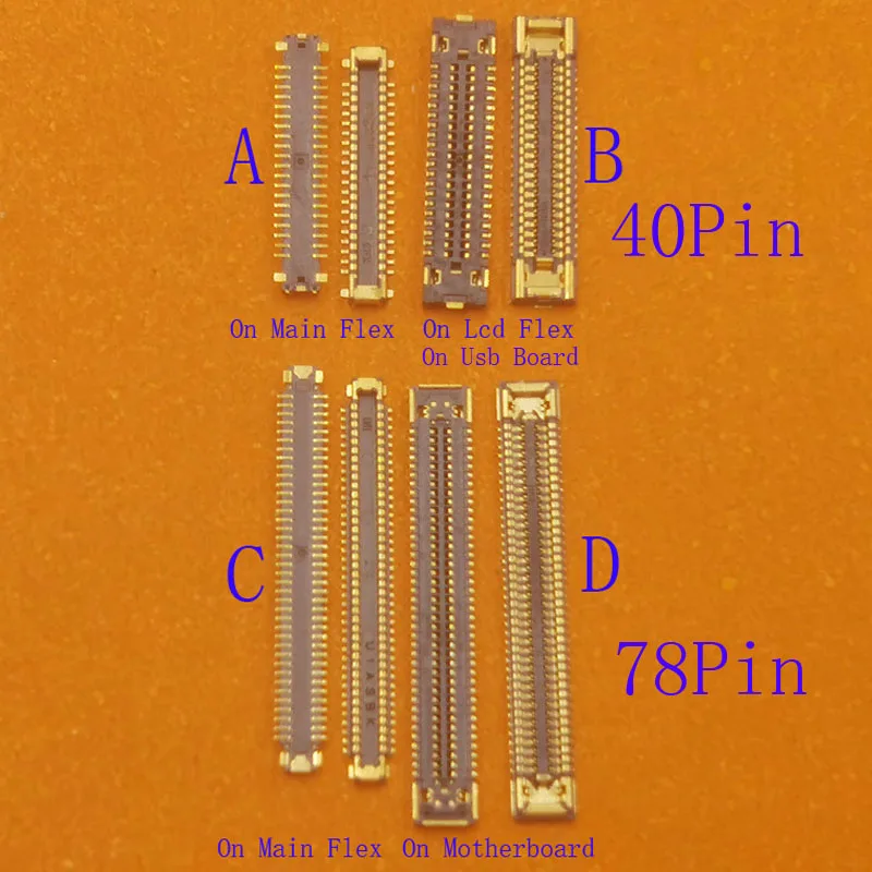 Фото Зарядная док-станция с USB-портом, 20-100 шт., разъем FPC для Samsung Galaxy A52, 4G, Φ, A526, A526F, A525F, FD, A525, разъем на плате 78Pin