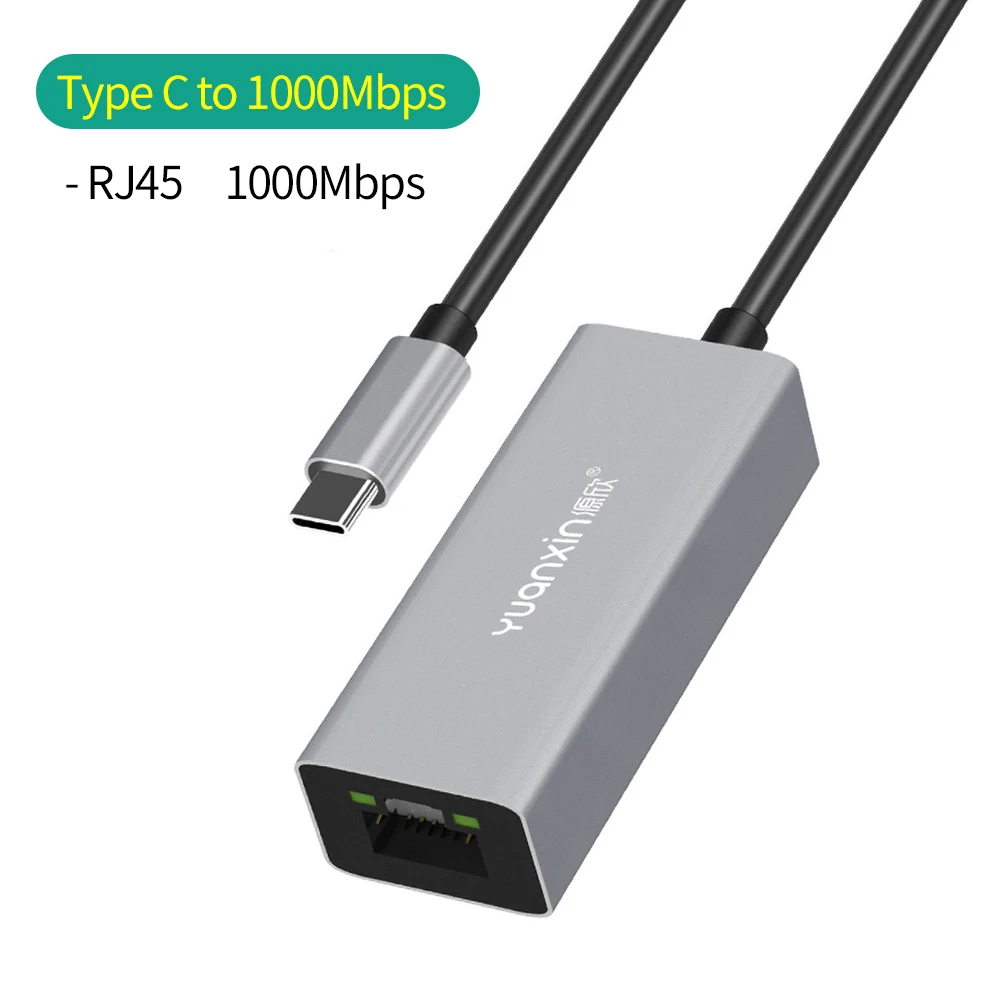 

Сетевой адаптер YUANXIN USB C Ethernet USB для 1000 Мбит/с RJ45 USB 3,0 адаптер для ноутбука Macbook Samsung S20 сетевая карта Ethernet