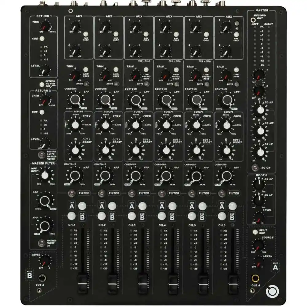

Оригинальный герметичный 6-канальный DJ-микшер модели 1