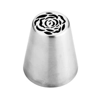 20pcslotfree shipping new fda high quality stainless steel 304 cake decoration large russian flower icing nozzle bno60