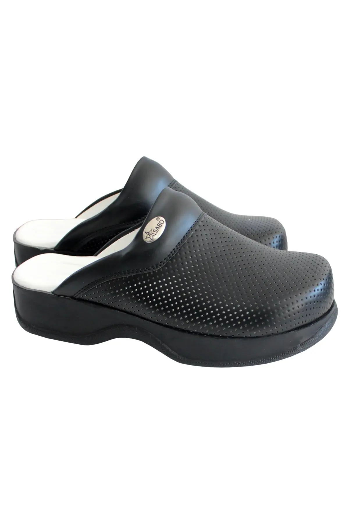 

Black Dr Sabo Nurse Doctor Slippers, 2023 New Orthopedic Sabo Men Sandals, Hospital Medical Casual Quality Soft Anti-Slip Clogs