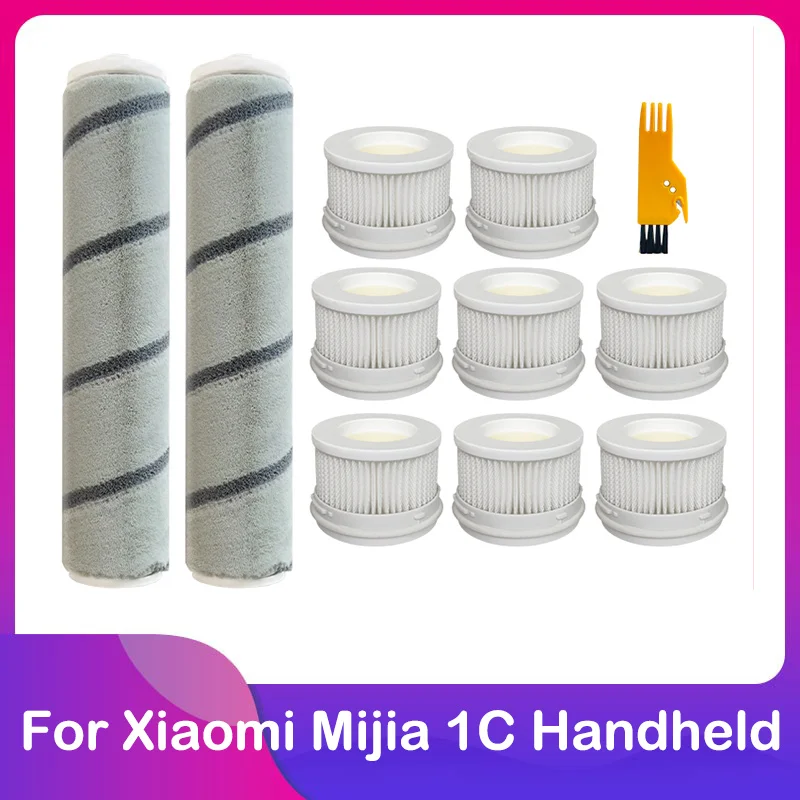 

Spare Hepa Filter Main Brush Roller for Xiaomi Mijia 1C K10 SCWXCQ02ZHM MJWXCQ04ZM Handheld Wireless Vacuum Cleaner Accessories