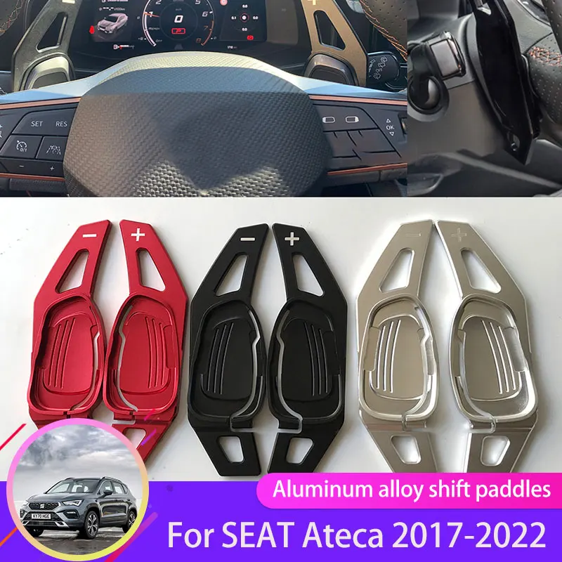 

Для сиденья Cupra Ateca KH7 2017 ~ 2022, Автомобильный руль DSG, рычаг переключения передач, алюминиевый переключатель, удлинитель, рычаг переключения пе...
