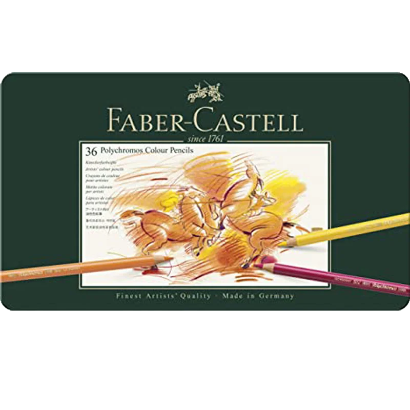 

Faber-Castell Metal Tin Set of 36 Polychromos Colored Pencils